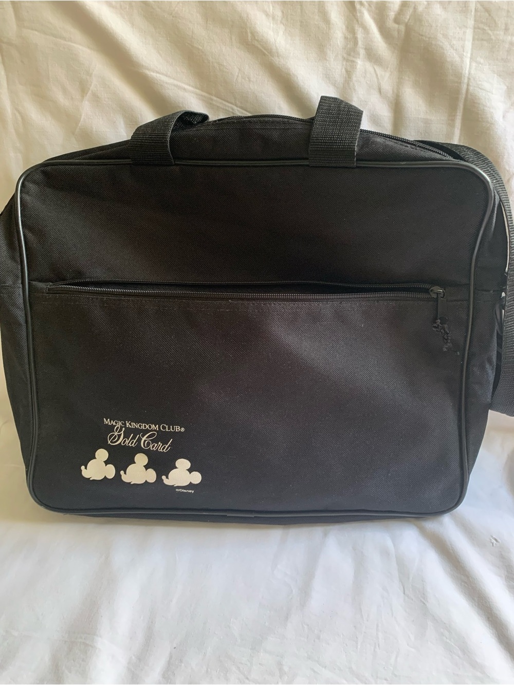 Vintage Disney Magic Kingdom Gold Club Travel Tote Bag